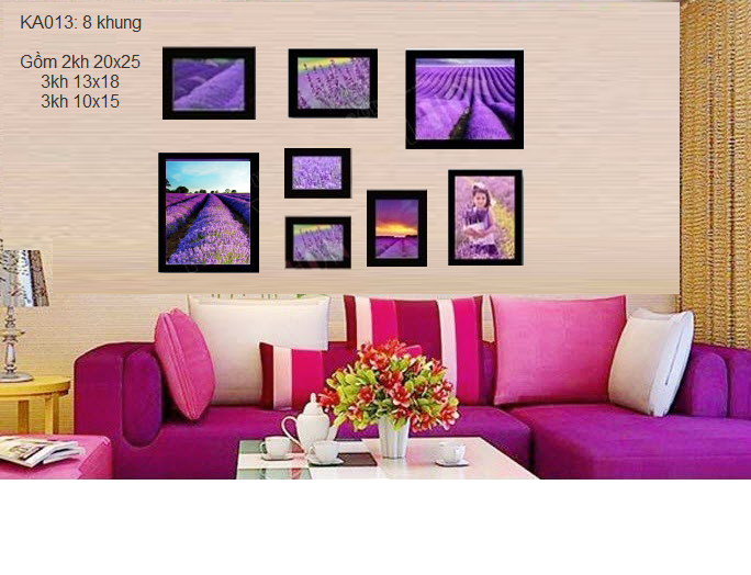 Khung ảnh bộ 8 khung - KA013